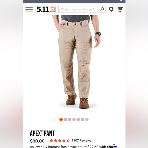 5.11 Tactical Other - 5.11 Men’s khaki tactical pants-lightly worn- 36x30-FREE SHIPPING!!